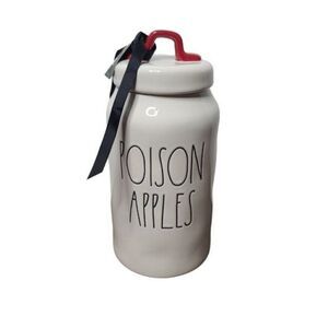 NWT Halloween  Rae Dunn Disney Villains Poison Apples Maleficent Canister